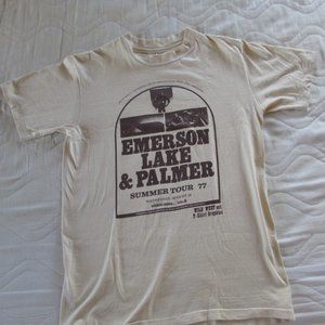 Vintage 1977 Emerson Lake and Palmer Tour T shirt
